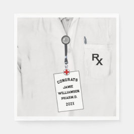 薬剤師 卒業 祝い スタンダードランチョンナプキン