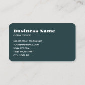 薬剤師 名刺 (裏面)