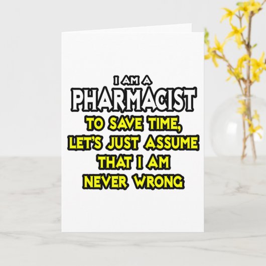 薬剤師…私が間違っていないと仮定 カード (黄色い花)