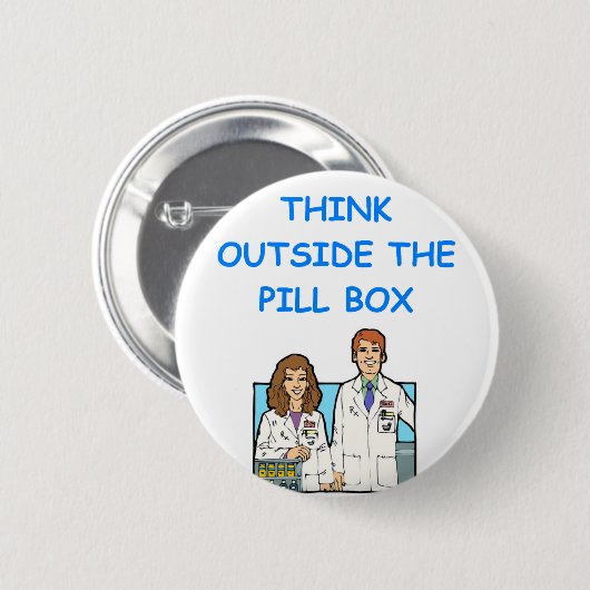 薬剤師 缶バッジ (正面&裏面)