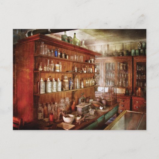 薬剤師 – 舞台裏 ポストカード (正面)