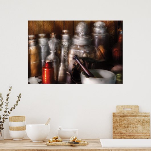 薬剤師 – 薬剤師の用具 ポスター (キッチン)