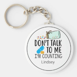 薬剤師/薬局テクおもしろいクがキーチェーンを話さない キーホルダー