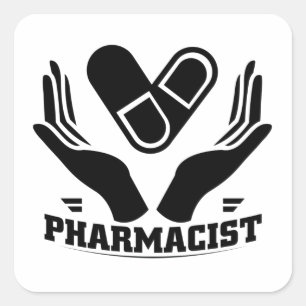 薬剤師 薬局薬品贈与 スクエアシール