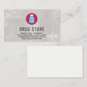 薬剤師 | 薬用錠剤 名刺 (正面/裏面)