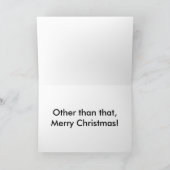 薬剤師「親愛SANTA」クリスマスをテーマにしたギフト シーズンカード (内部)