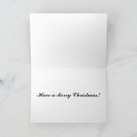 薬剤師「親愛SANTA」クリスマスをテーマにしたギフト シーズンカード (内部)