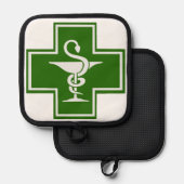 薬剤師 鍋敷き (正面/裏面)