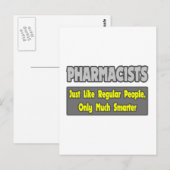 薬剤師…頭が切れる. ポストカード (正面/裏面)