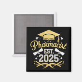 薬剤師 2025年 薬学部 卒業 マグネット (正面/裏面)