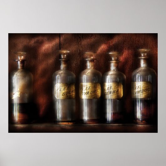 薬剤師 – 5ボトル ポスター (正面)