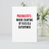 薬剤師:5分で数える場合スーパーポウ サンキューカード (スタンド正面)