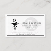 薬剤師 | Bowl of Hygenia Symbol 名刺 (正面)