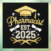 薬剤師 Est 2025 薬学部卒業 ウィンドウサイン (シート3)