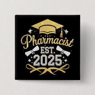 薬剤師 Est 2025 薬学部卒業 缶バッジ