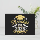 薬剤師 Est 2025 薬学部 卒業 招待状 (スタンド正面)