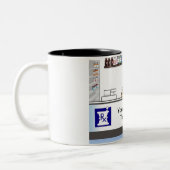 薬剤師 – Male Cartoon by PrintedPerfection.com ツートーンマグカップ (左)