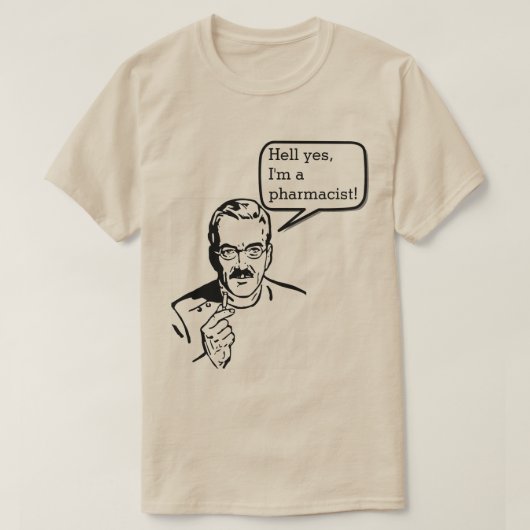 薬剤師 Tシャツ (デザイン正面)