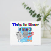 薬剤師HOWグラフィッ転がクユニークス ポストカード (スタンド正面)