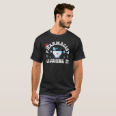 薬剤師It薬局技師製薬 Tシャツ (正面フル)