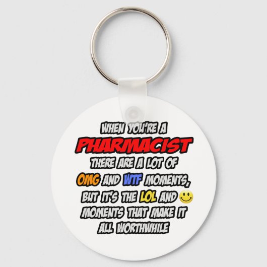 薬剤師OMG WTFロール キーホルダー (正面)