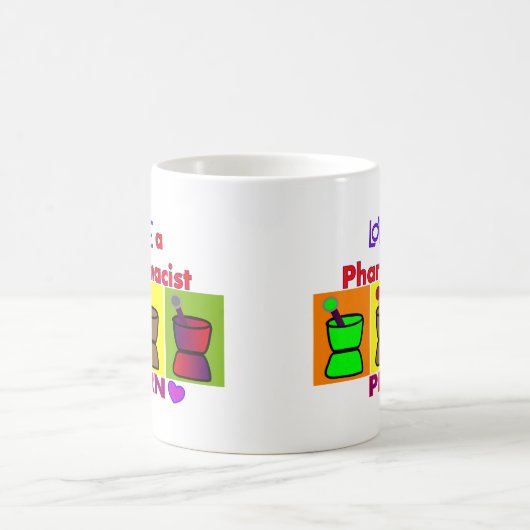 薬剤師PRNのTシャツ及びギフトを愛して下さい コーヒーマグカップ (中央)