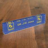 薬剤師RX デスクネームプレート (側面)