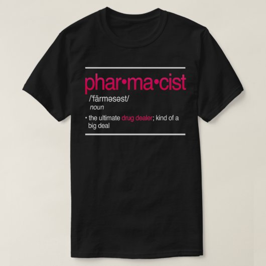 薬剤師The Ultimate Drug Dealer Future Pharmac Tシャツ (デザイン正面)