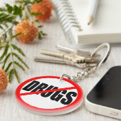 "薬剤無し" キーホルダー (正面右)