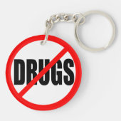 "薬剤無し" キーホルダー (裏面)