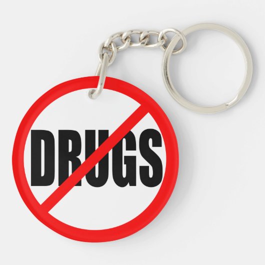 "薬剤無し" キーホルダー (裏面)