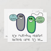 薬剤耐性 ポストカード (正面/裏面)