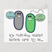 薬剤耐性 ポストカード (正面)