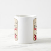 薬効がある離婚のラベル コーヒーマグカップ (中央)