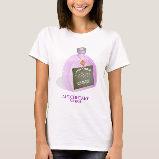薬効ヴィンテージ標識 Tシャツ (正面)
