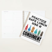 薬味を使って安全な昼食を取る プランナー手帳 (ディスプレー)