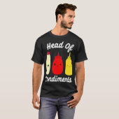 薬味ケチャップマヨマスタードソース Tシャツ (正面フル)