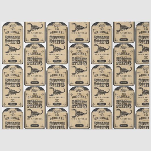 薬品及び薬ラベル系列デザイン11 薄葉紙 (正面)