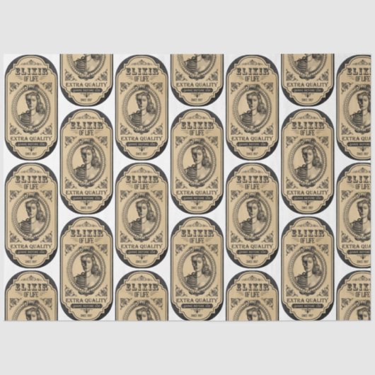 薬品及び薬ラベル系列デザイン17 薄葉紙 (正面)