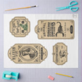 薬品及び薬ラベル系列デザイン21 薄葉紙 (クラフト)