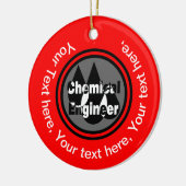 薬品技術者ドロップサークル セラミックオーナメント (左)