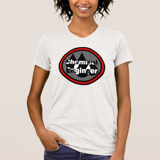 薬品技術者ドロップサークル Tシャツ (正面)