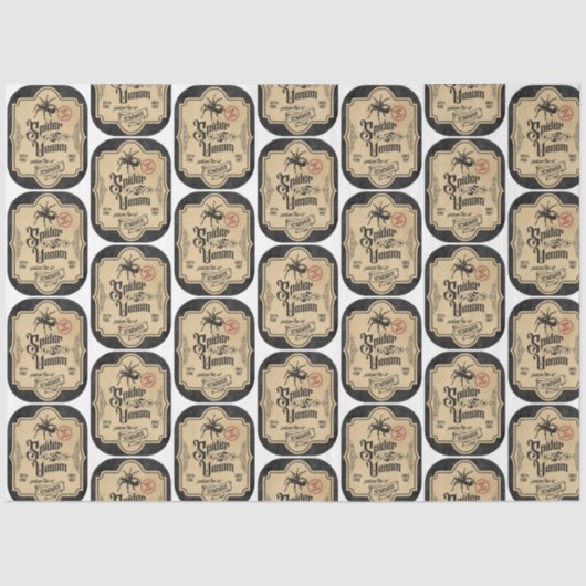 薬品販売ラベルシリーズデザイン9 薄葉紙 (正面)