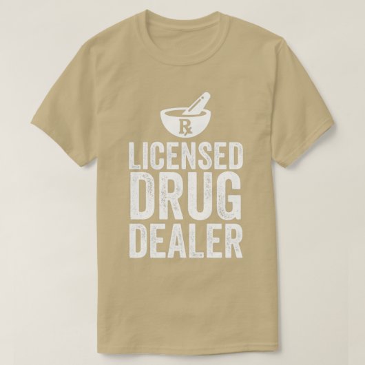 薬品販売業おもしろい薬師9 Tシャツ (デザイン正面)