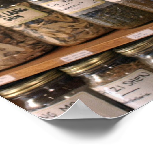 薬壷の棚 ポスター (角)