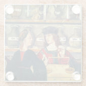 薬学のインテリア ガラスコースター (裏面)