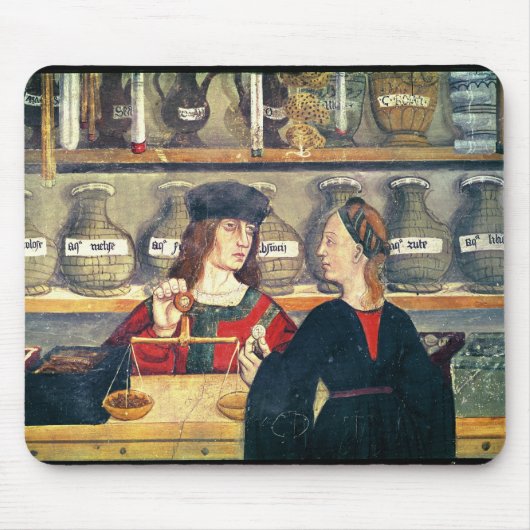 薬学のインテリア マウスパッド (正面)