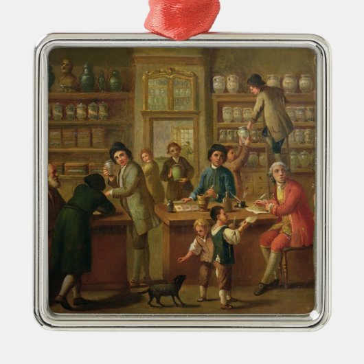 薬学のインテリア メタルオーナメント (正面)