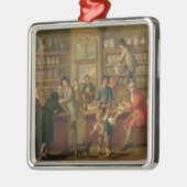 薬学のインテリア メタルオーナメント (左)