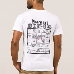 薬学のビンゴ Tシャツ